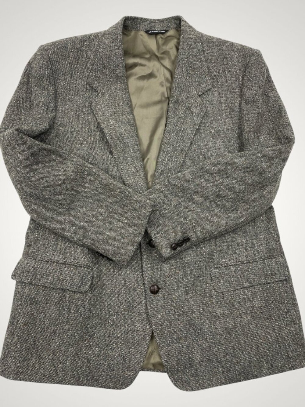 MAGEE Donegal Tweed Wool Blazer Jacket Irish Sport Coat Vintage Men's 48R